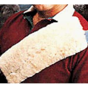 Sheepskin seatbelt cover